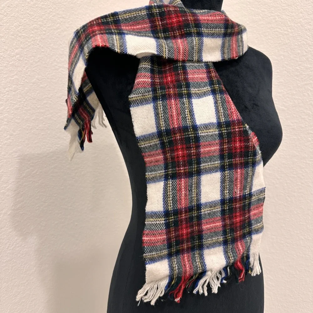 Highland Home Industries 100% New Pure Wool Scarf Holiday‎ Winter Scotland
